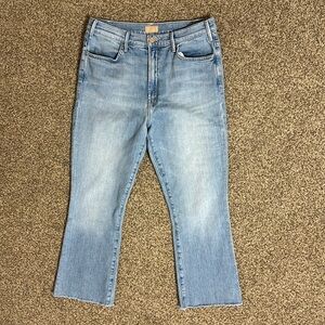 MOTHER The Hustler Ankle Fray jeans